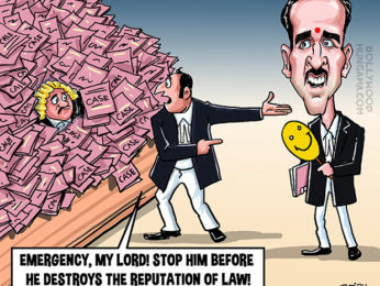 Bollywood Toons: Jolly LLB 2 in Supreme Court!