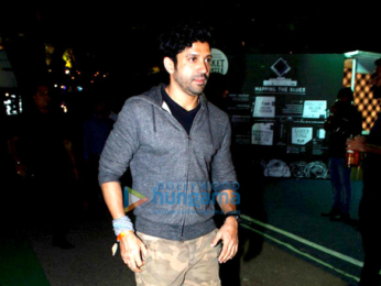 Farhan Akhtar snapped at Mahindra Blues festival
