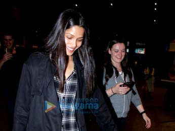Freida Pinto snapped at the airport