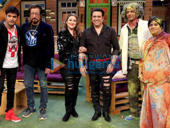 Govinda and Shakti Kapoor snapped on sets of The Kapil Sharma Show
