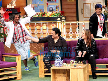 Govinda and Shakti Kapoor snapped on sets of The Kapil Sharma Show