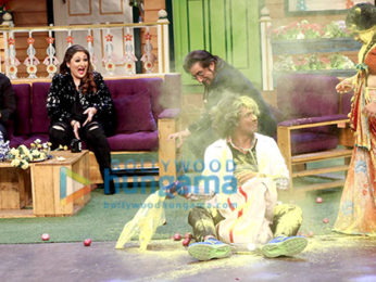 Govinda and Shakti Kapoor snapped on sets of The Kapil Sharma Show