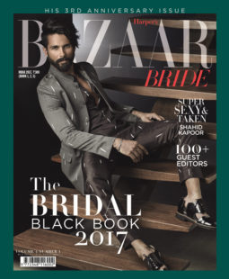 Shahid Kapoor On The Cover Of Harper's Bazaar Bride, Feb 2017