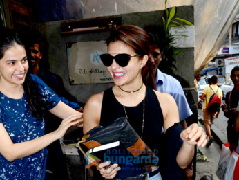 Jacqueline Fernandez snapped at Pali Village Cafe