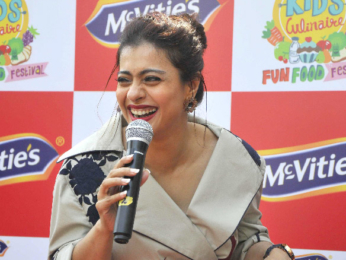 Kajol at the promotion of McVities Biscuit in Delhi