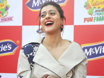 Kajol at the promotion of McVities Biscuit in Delhi