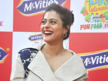 Kajol at the promotion of McVities Biscuit in Delhi