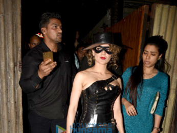 Kangna Ranaut unveils the Bloody Hell cocktail at Rangoon promotions