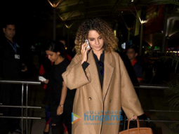 Kangna Ranaut returns after promoting her film ‘Rangoon’ in Jammu in Jammu