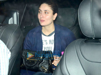 Kareena Kapoor Khan, Karisma Kapoor, Ranbir Kapoor, Saif Ali Khan and Sara Ali Khan snapped post dinner at Shashi Kapoor's house
