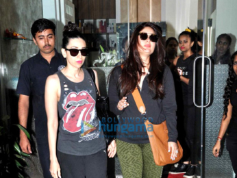 Kareena Kapoor Khan, Karisma Kapoor snapped post salon session in Bandra