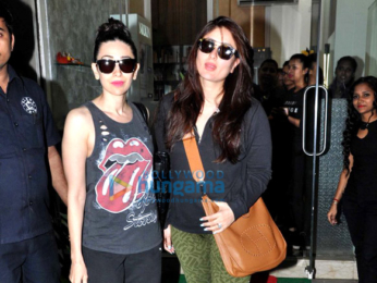 Kareena Kapoor Khan, Karisma Kapoor snapped post salon session in Bandra
