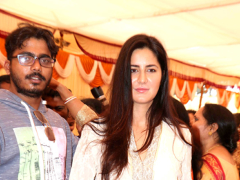 Katrina Kaif graces Saraswati Pooja at Anurag Basu's house