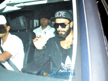 Ranveer Singh snapped post a gym session in Bandra