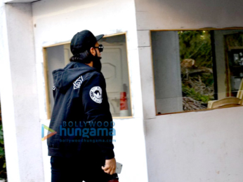 Ranveer Singh snapped post a gym session in Bandra