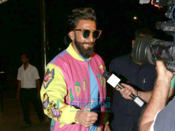 Ranveer singh goes to Switzerland
