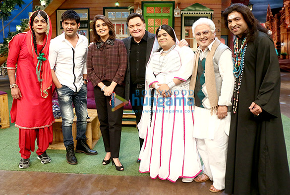 rishi kapoor and neetu kapoor singh snapped on sets of the kapil sharma show 2