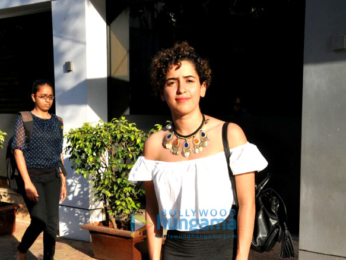 Sanya Malhotra snapped on her birthday post lunch with friends