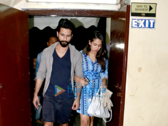Shahid Kapoor & Mira Rajput snapped at PVR juhu