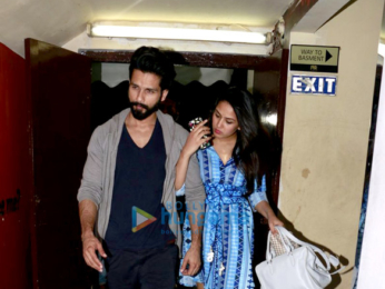 Shahid Kapoor & Mira Rajput snapped at PVR juhu