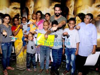 Shahid Kapoor and Kangna Ranaut meet access life NGO kids while promoting their film 'Rangoon'