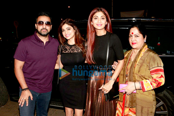 Shilpa Shetty & family ring in Shamita Shetty’s birthday at Bastian