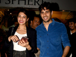 Sidharth Malhotra and Jacqueline Fernandez snapped at the wrap up bash of ‘Reloaded’