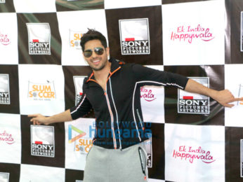 Sidharth Malhotra inaugurates slum soccer 'The National Inclusion Cup - 2017'