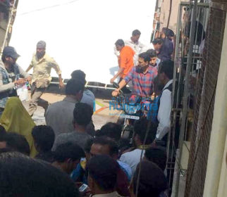 On The Sets Of The Movie Toilet - Ek Prem Katha