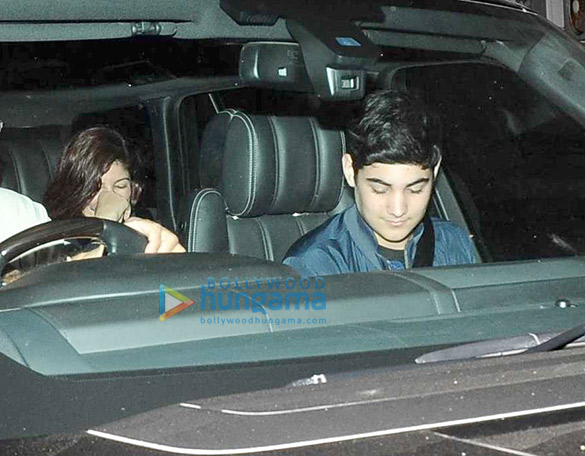 twinkle khanna and aarav kumar snapped post a movie screening at pvr juhu 3