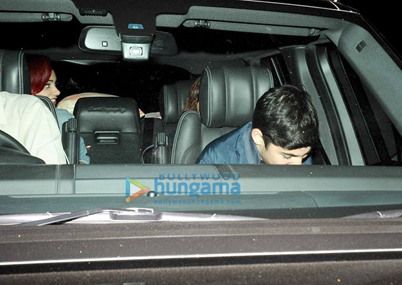twinkle khanna and aarav kumar snapped post a movie screening at pvr juhu 4