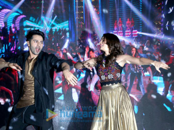 Varun Dhawan and Alia Bhatt at the song launch of 'Tamma tamma'