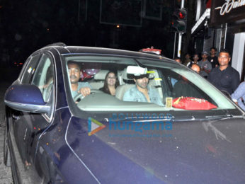 Varun Dhawan snapped with his rumoured GF Natasha post dinner at Bastian Restaurant in Bandra