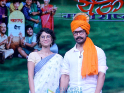 Aamir Khan & Kiran Rao promote the Paani Foundation on sets of Chal Hawa Yeu Dya