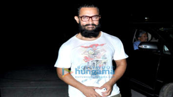Aamir Khan and Sanya Malhotra snapped post their dance practice for their film Secret Superstar