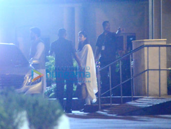 Abhishek Bachchan, Aishwarya Rai Bachchan and Sikander Kher snapped at Lilavati hospital