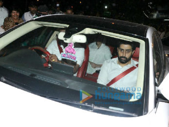 Aishwarya Rai Bachchan and others attend her father Krishnaraj Rai's funeral