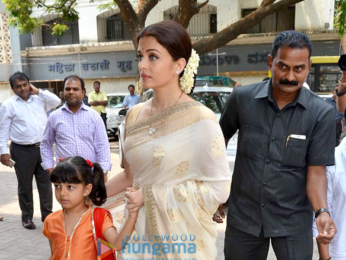 Aishwarya Rai Bachchan's (late) father Krishnaraj Rai's shraddhanjali ceremony at 'Bunts Sangha Bhavan'