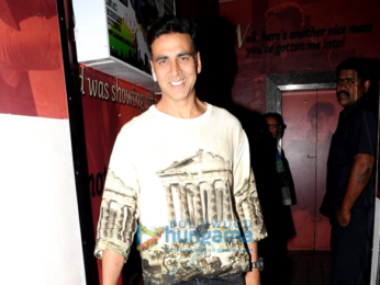 Akshay Kumar, Twinkle Khanna & Aarav snapped at PVR, Juhu