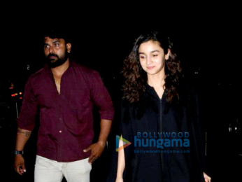 Alia Bhatt snapped at the airport while leaving for London