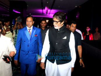 Amitabh Bachchan & Pamela Chopra at the launch of Breast Cancer app
