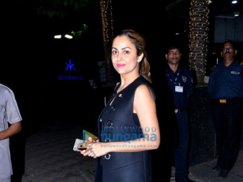 Amrita Arora and Arbaaz Khan snapped post Shakeel Ladak birthday dinner