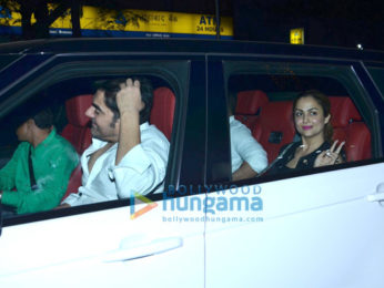 Amrita Arora and Arbaaz Khan snapped post Shakeel Ladak birthday dinner