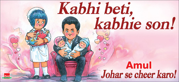 Amul’s latest take on Karan Johar’s kids is very Dharma style