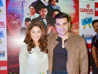 Arbaaz Khan & Manjari Fadnis promote 'Jeena Isi Ka Naam Hai' at Carnival Cinemas Rave Moti Mall in Kanpur