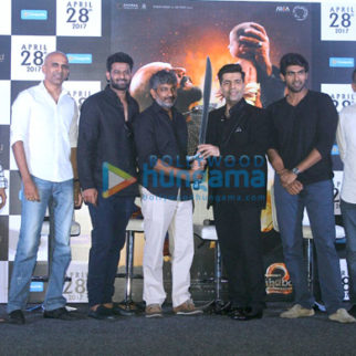 Trailer launch of the film 'Baahubali 2 – The Conclusion' with cast and crew