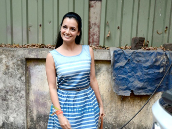 Dia Mirza snapped post salon session at B'Blunt