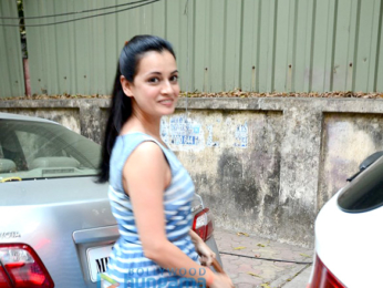 Dia Mirza snapped post salon session at B'Blunt