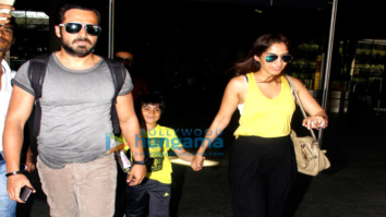 Emraan Hashmi, Farhan Akhtar, Kalki Koechlin and Prachi Desai snapped at the airport