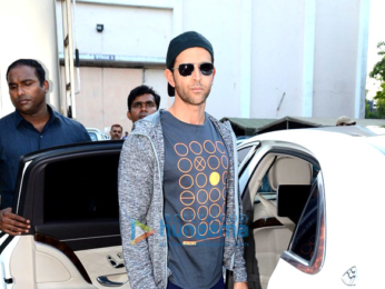 Hrithik Roshan snapped post ad shoot in Mehboob Studio
